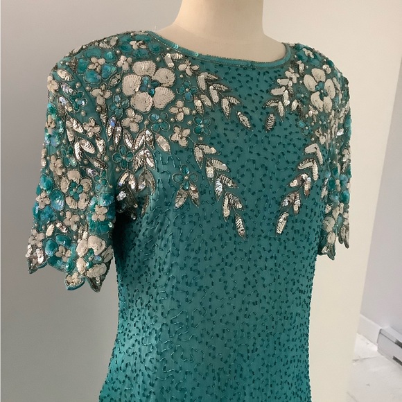 Stenay dress silk sequin open back - Picture 4 of 12
